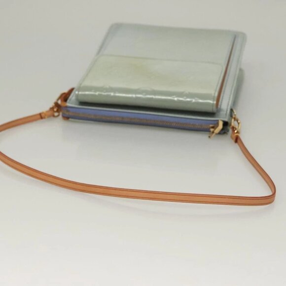 LOUIS VUITTON Monogram Vernis Motto Pouch Lavande M91224 LV Auth 134548 - Picture 8 of 16